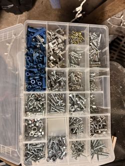 Assorted Boxes Screws Bolts