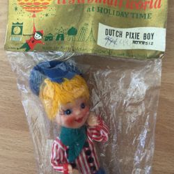 Walt Disney’s, 1964 It’s A Small World, Dutch Pixie Boy Figurine