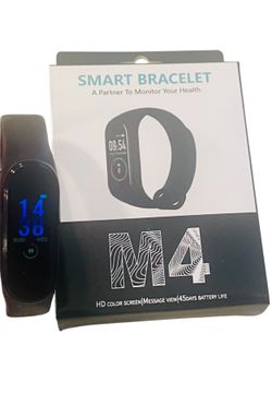 M4 Smart Bracelet - Health & Fitness Tracker with HD Color Display