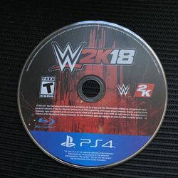 PS4 WWE 2K18 CD ONLY
