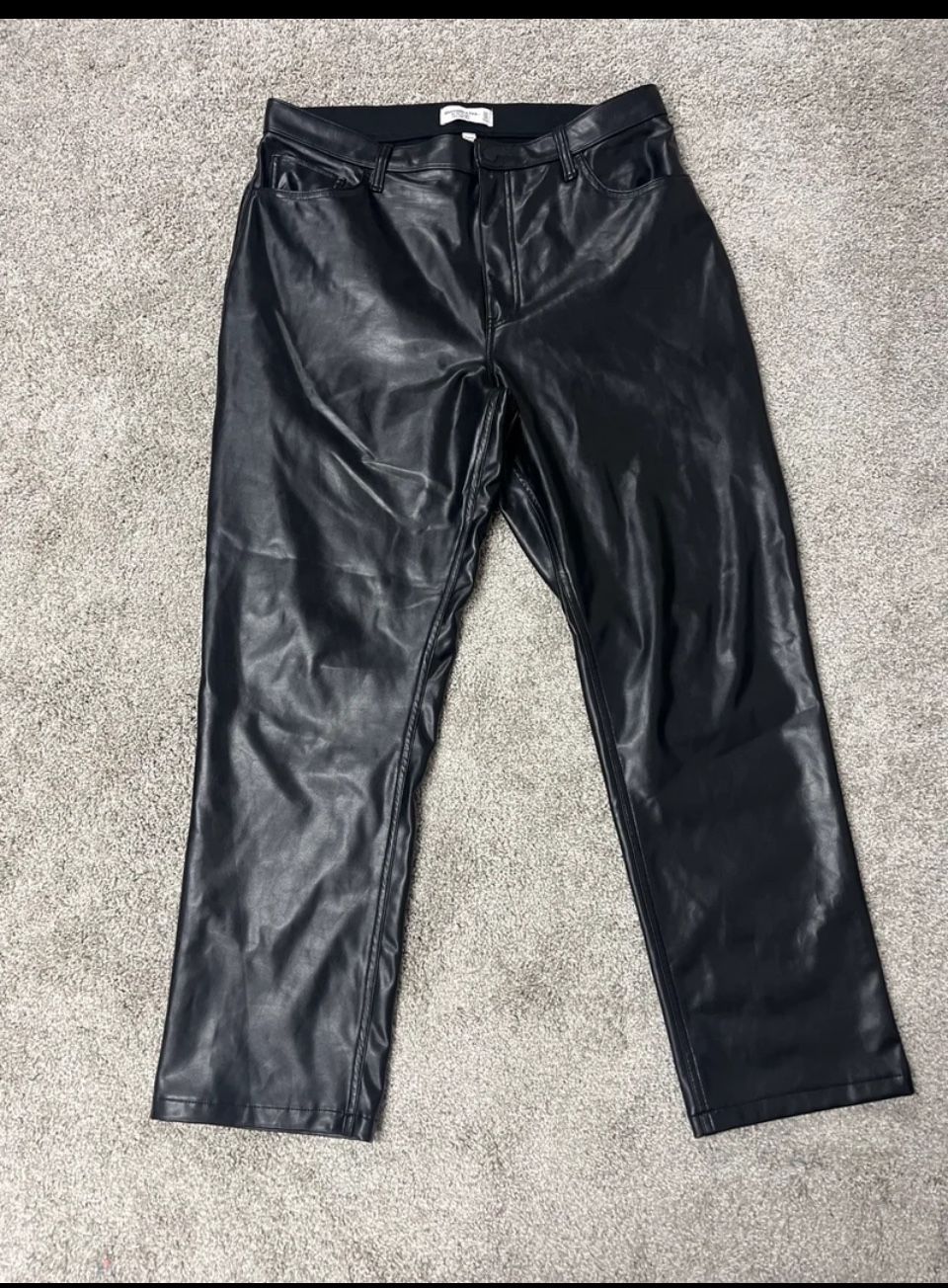Women Abercrombie & Fitch Vegan Leather Pants