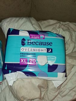 Overnight xl adult diapers and booster pads