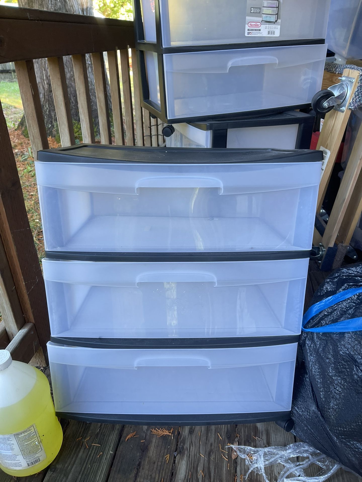 Sterilite 3 Drawer Cart plastic