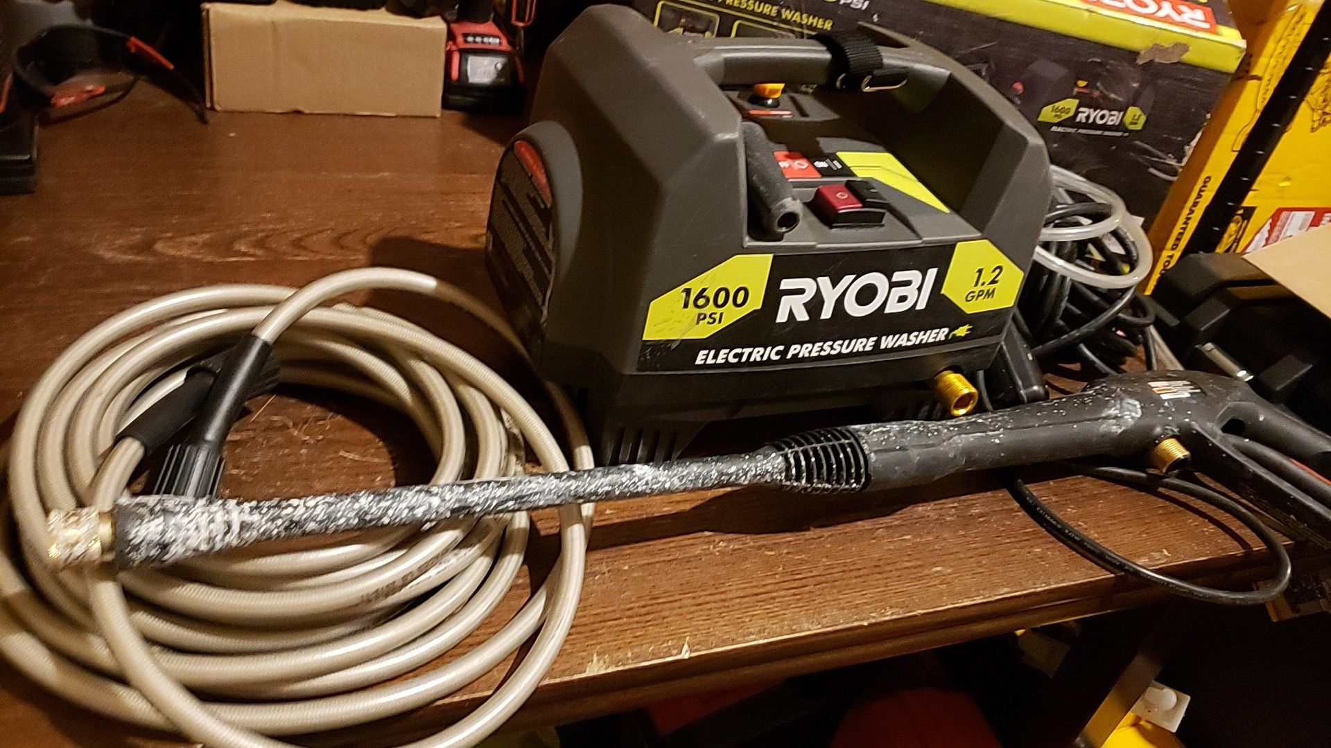 RYOBI 1,600 PSI 1.2 GPM Electric Pressure Washer