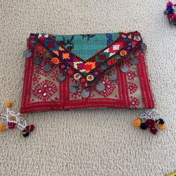 Bohemian Vintage Embroidered Clutch