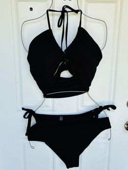 Black Two-Piece Bikini Set