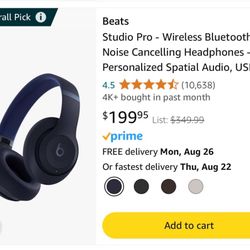 Beats Studio Pro - Wireless Bluetooth Noise Cancelling Headphones
