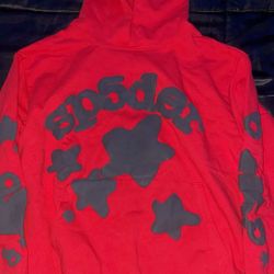 🔥 Sp5der Beluga Hoodie (Red) – Brand New – Size M 🔥
