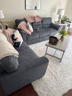 Sofa and love seat
