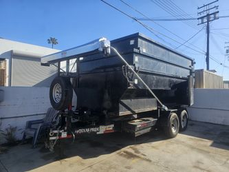 16k Bumper Pull Roll Off Dumpster