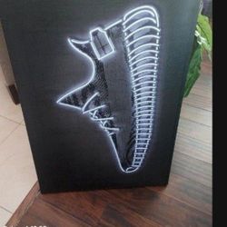 27 X 40 YEEZY SHOES CANVAS PICTURE