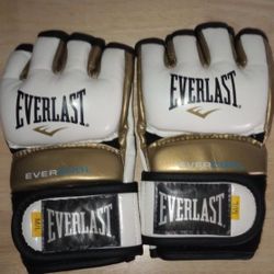 (New) Everlast Everstrike Multipurpose Training Gloves (Gold/White) size M/L