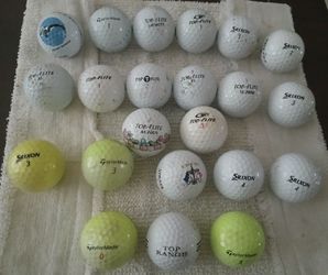 Mixed golf balls