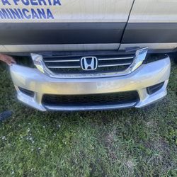 Front Bumper Honda Accord 2014-2015 Silver 