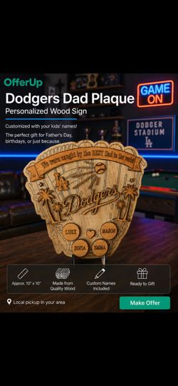 Personalized laser gift for DAD! Birthday or just because