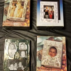 New 4 Pcs SILVER PLATED PHOTO ALBUMS