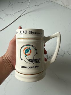 Miami Dolphins 1984 AFC champ / superbowl beer mug