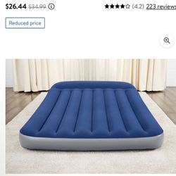 Bestway 12" Full Air Mattress with Built-in Pump & Antimicrobial Coating