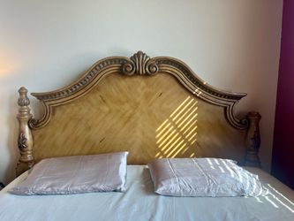 King Size Frame with Mattress