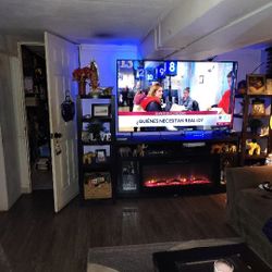 TV Stand With Electric Fireplace