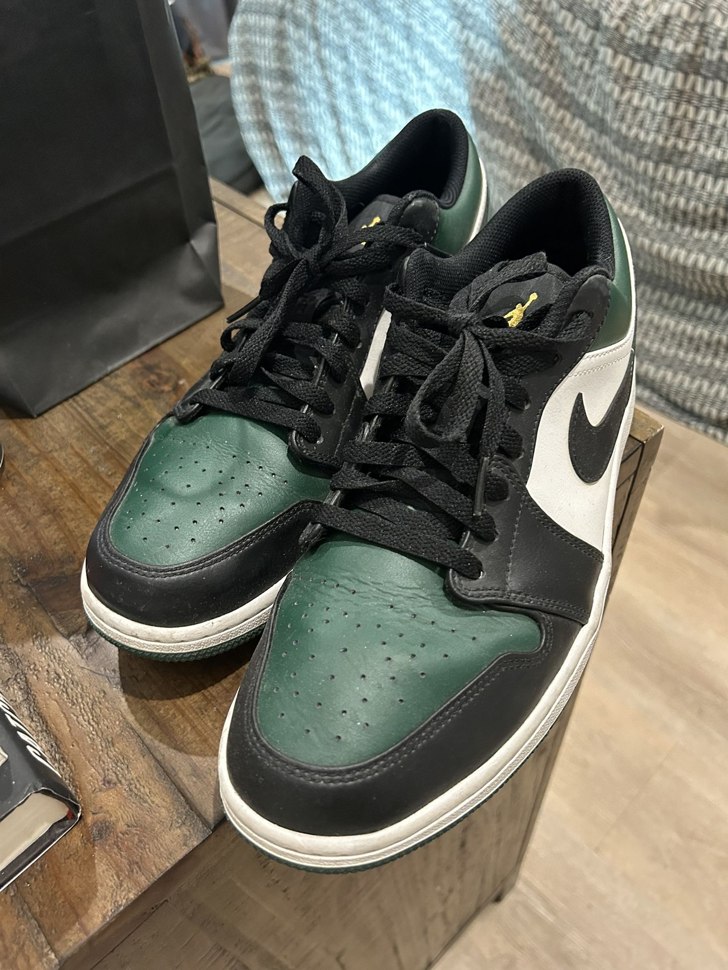 Air Jordan Green Toe
