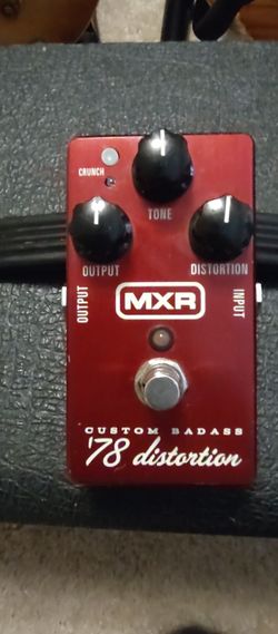 MXR CUSTOM BADASS 78 DISTORTION PEDAL