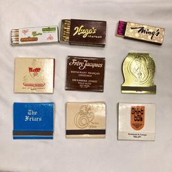 Vintage Matchbooks and Match Boxes