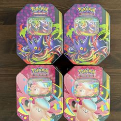 Pokemon Mega Moonlit Gengar Or Clefable Tin (Sealed) $40 each OBO