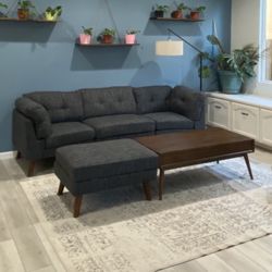 Sofa Set And Coffee Table