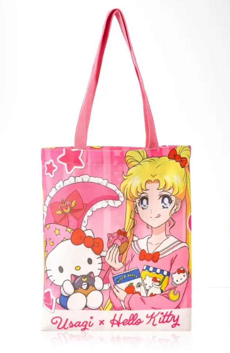 New Hello Kitty x Sailor Moon Tote Bag