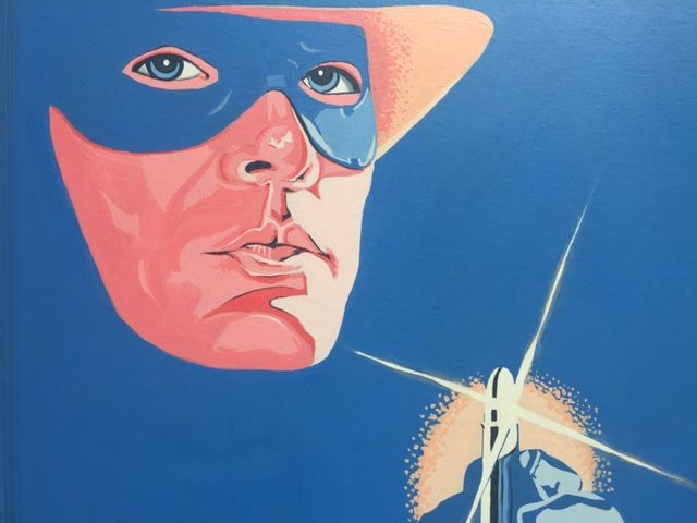 Ted Bundy 'Lone Ranger' Oil Painting