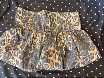 Leopard  print skirt