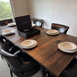 Living Spaces Elements Collection Dining Room Table