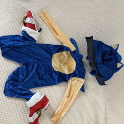 Sonic Halloween Costume - Boys Size Small (5-6 Years Old)