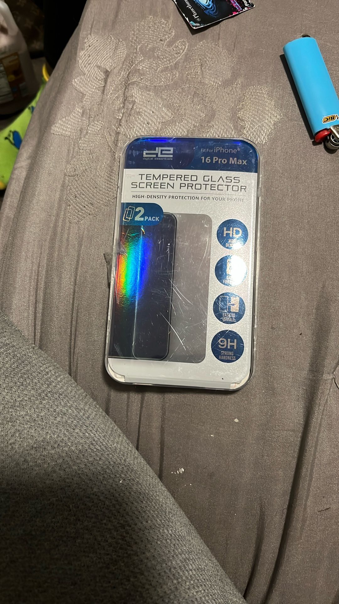 iPhone 16 Pro Max Tempered Glass Screen Protector