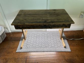 Rustic Grow Light Plant Stand