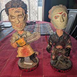 Neca Headknockers Leatherface Jason Voorhees Bobblehead