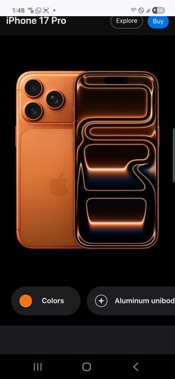 Iphone 17 max 512 gb cosmic orange