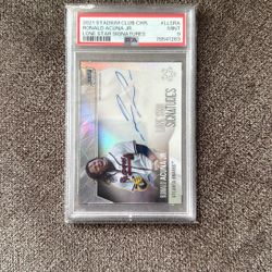 Psa 9 Ronald Acuna Auto!