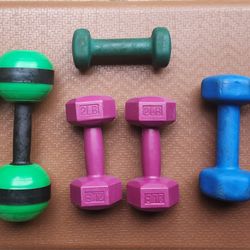 3 Pairs Dumbbells/Hand Weights