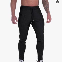 MAIKANONG Mens Slim Joggers Tapered Sweatpants Gym Workout Pants for Running Athletic Casual 