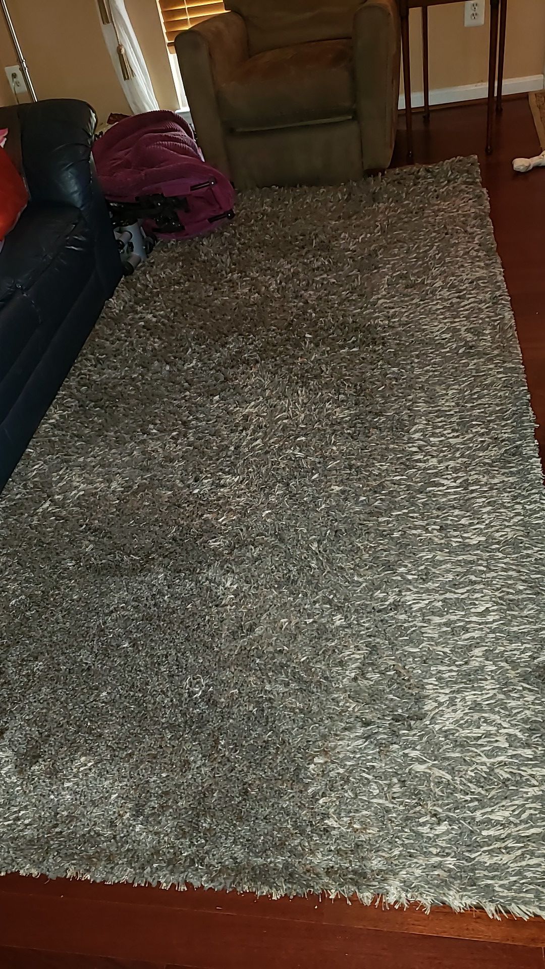 Large shag rug