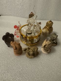 * “Mini elephant figurine lot”