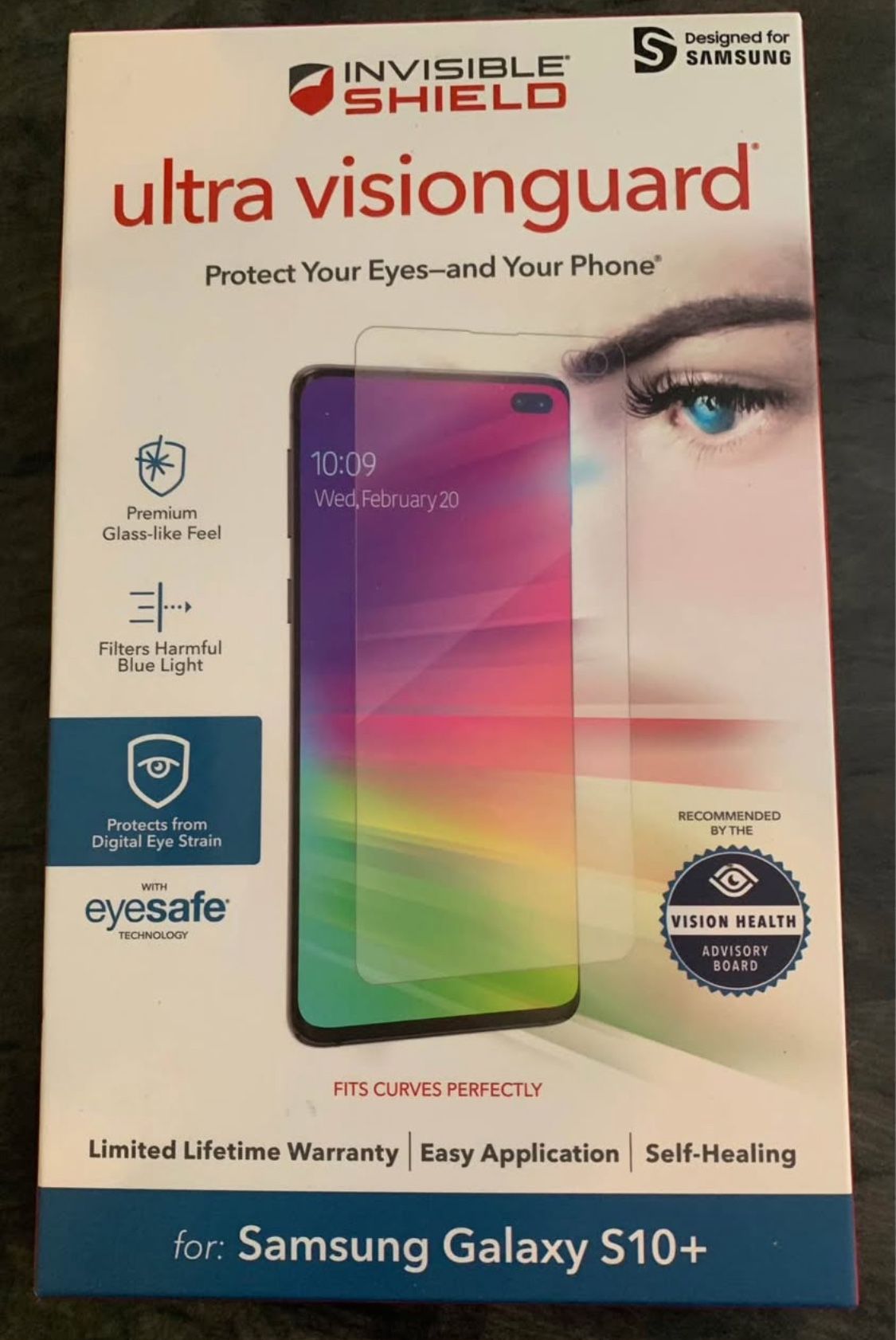 Invisible Shield - Ultra Visionguard - Screen Protector - Samsung Galaxy S10+