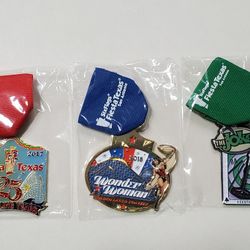 Brand New Six Flags Fiesta Texas Fiesta Medals.  No Offers!!