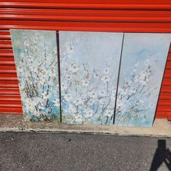 Cherry Blossom 2 Pannel Canvas Art