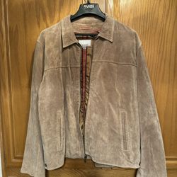 Vintage Wilson’s Leather XXL Suede Jacket Tan