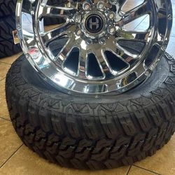 22x12 HARDCORE WHEELS SET 