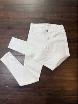 Levi’s 710 Super Skinny White Jeans W26 Quiet Luxury Clean Girl Core