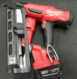 Milwaukee finish nailer